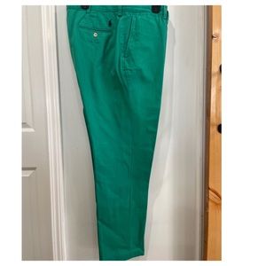 Polo Ralph Lauren mens green khakis, size 38x30